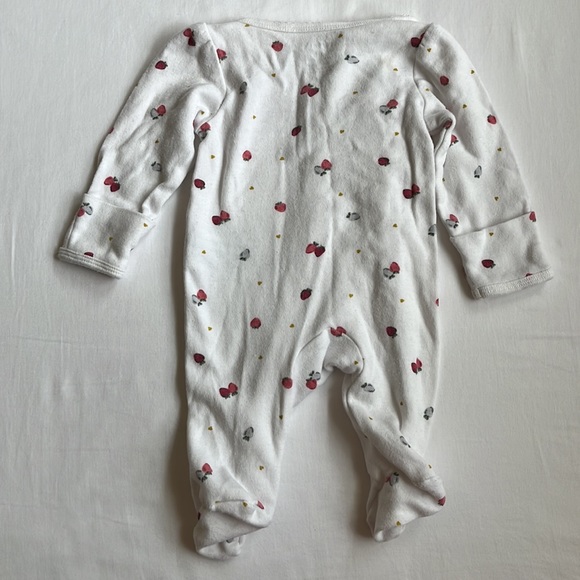 Bundle of 3 Cloud Island/ Carter’s Cotton Sleepers Size Newborn - Picture 7 of 14